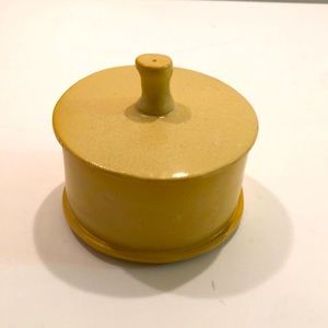 MCM hand made ceramic cover box